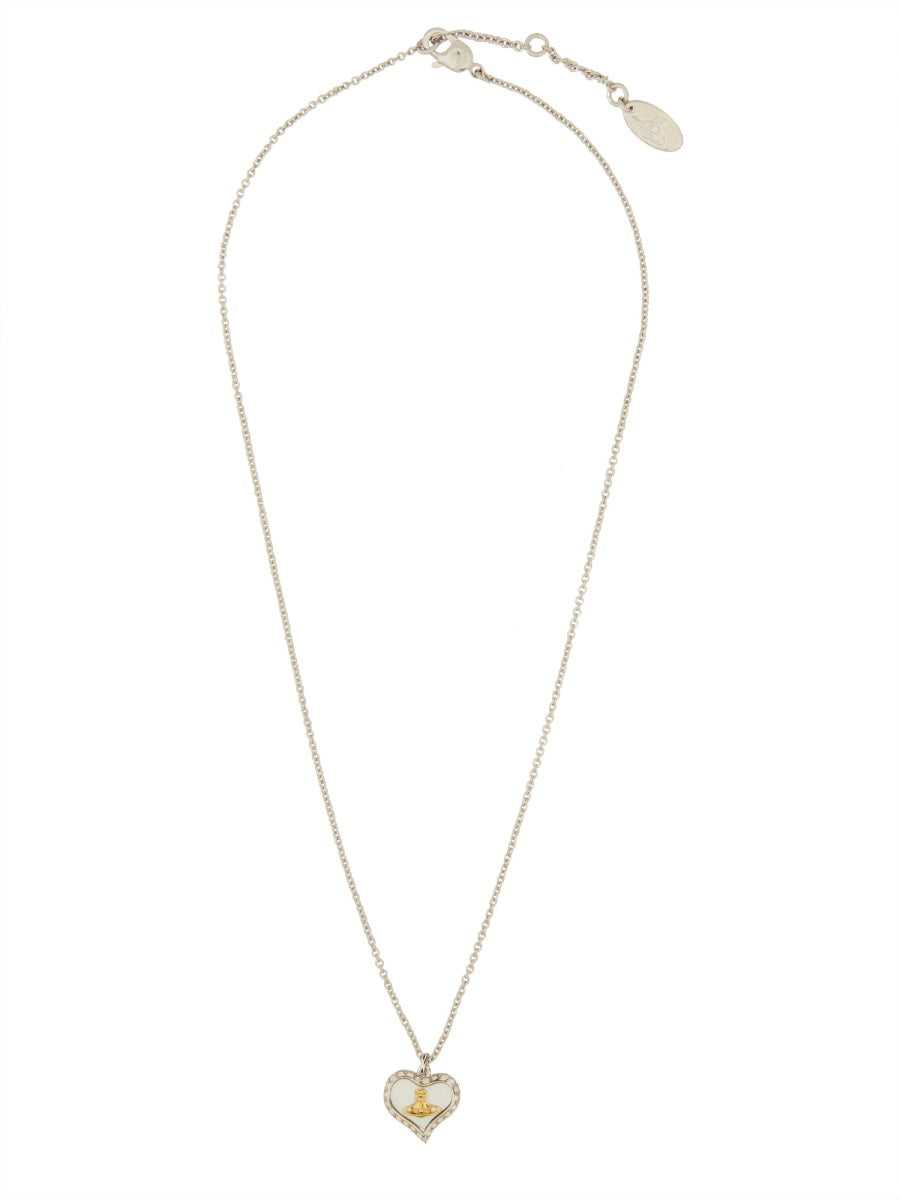 Pendant Necklace Petra Multicolour Brass Earrings