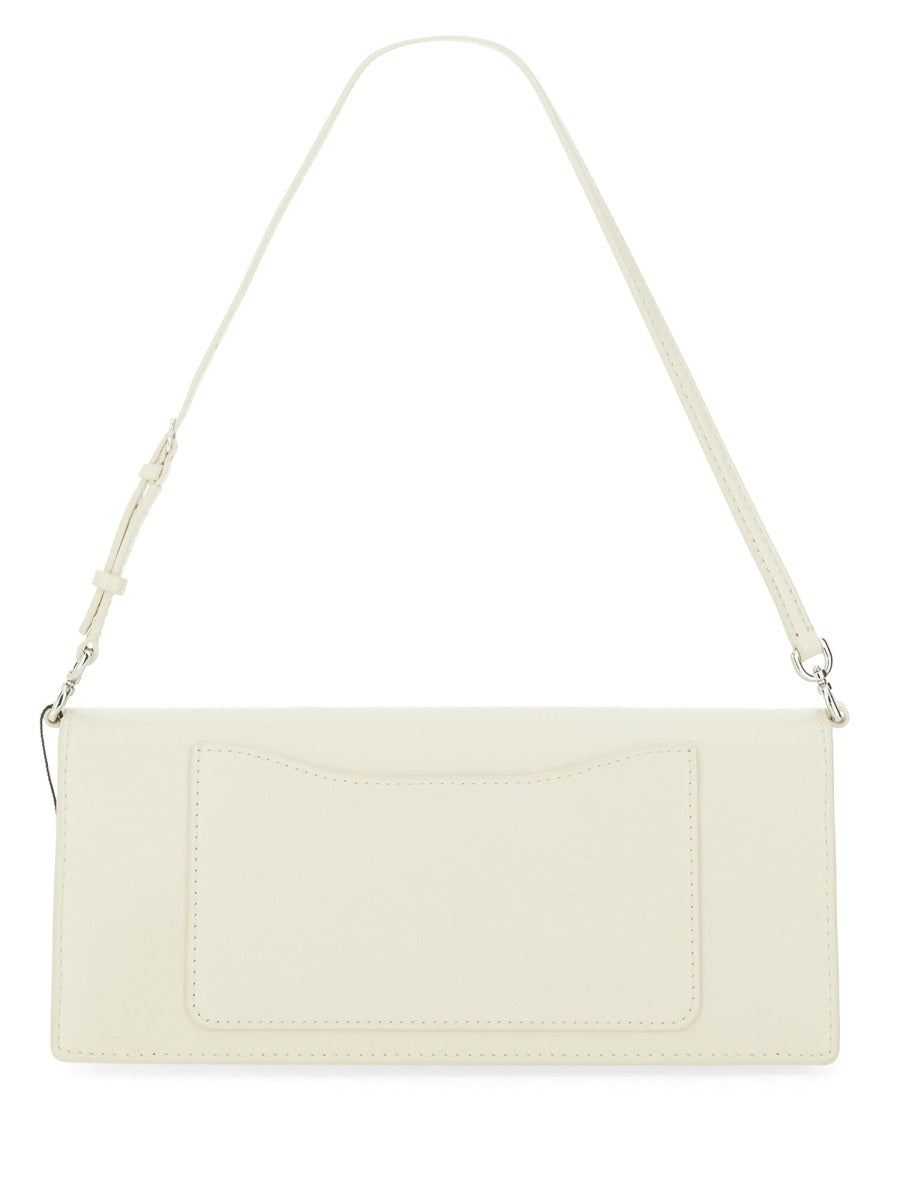The Glam Mirror Bag White Cow Leather Shoulder
