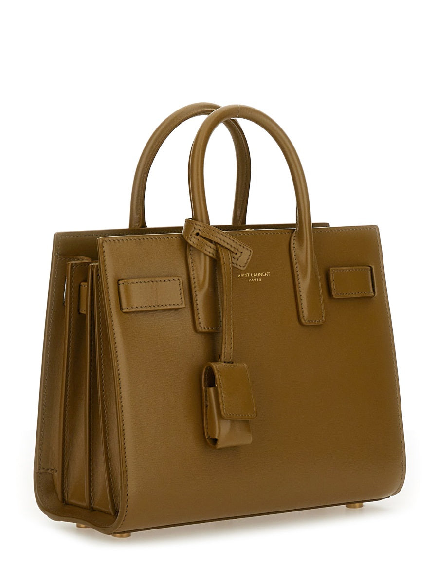Sac De Jour Bag Green Domesticated Calf Leather Handbags