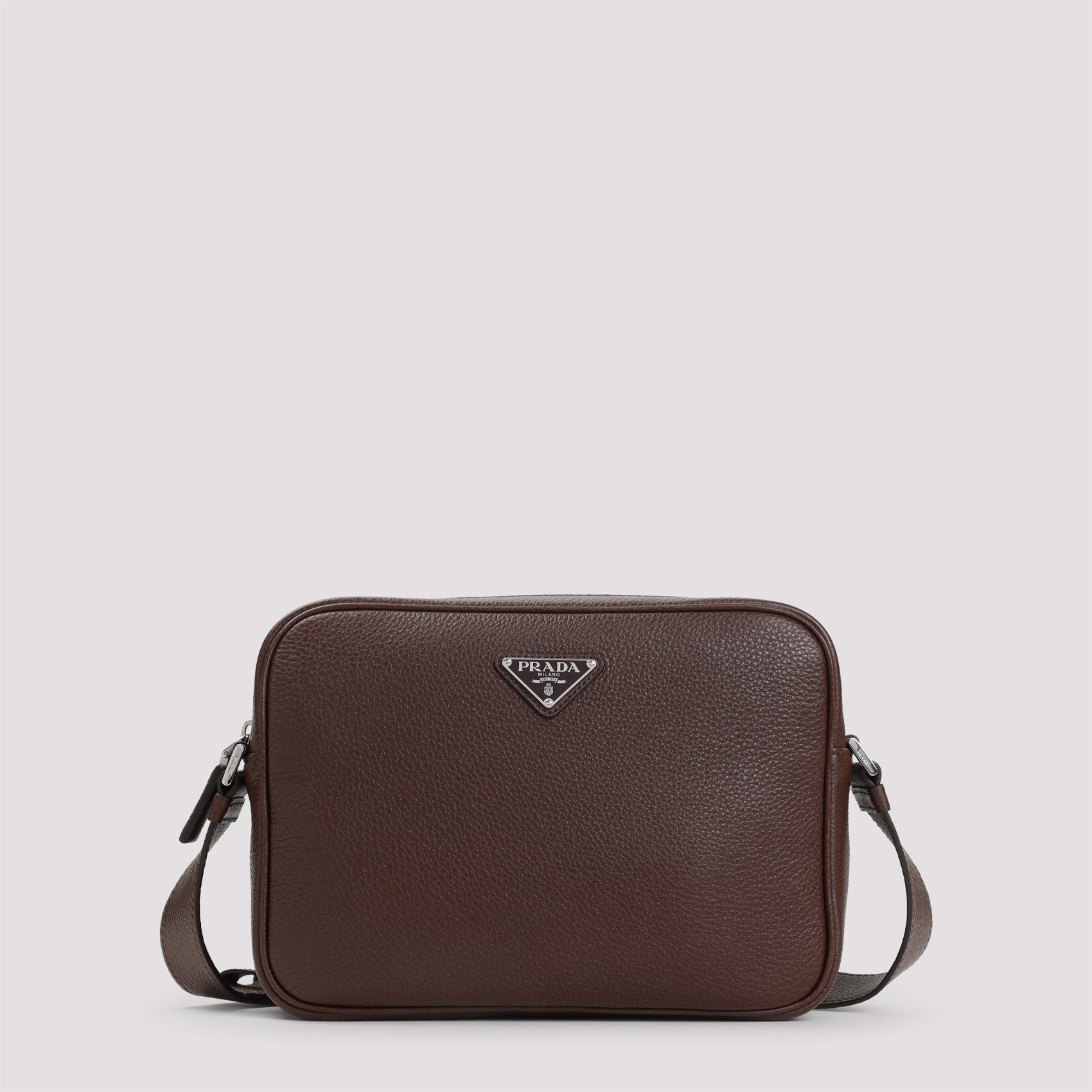 Cross Body Bag Brown Calf Leather