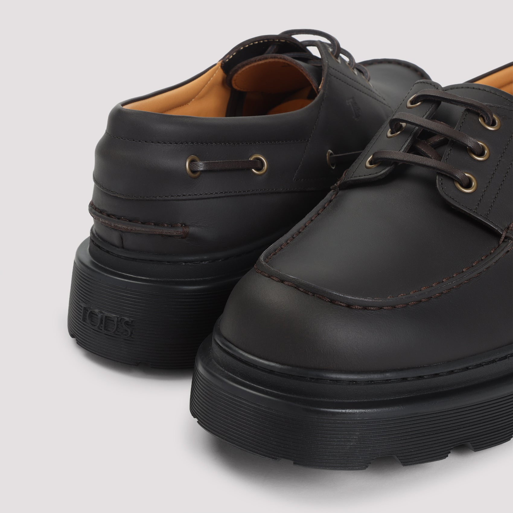 Tods Leather Lace-Up