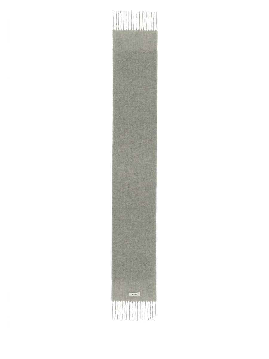 Scarf Wagon Grey Mohair