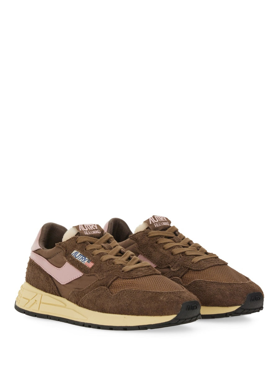 Sneakers Reelwind Low Brown Nylon Trainers
