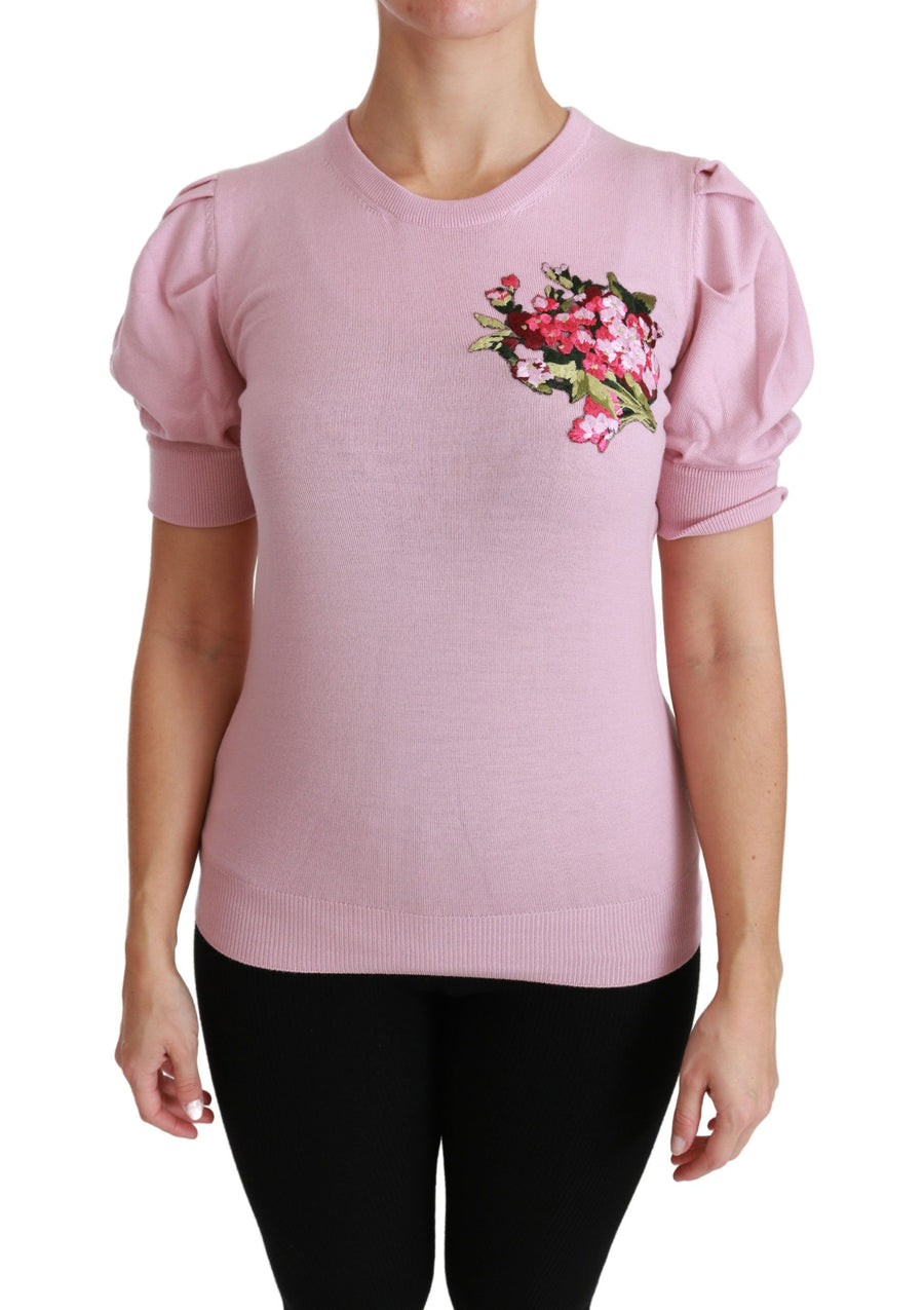 Dolce & Gabbana 100% Virgin Wool blouse in pink
