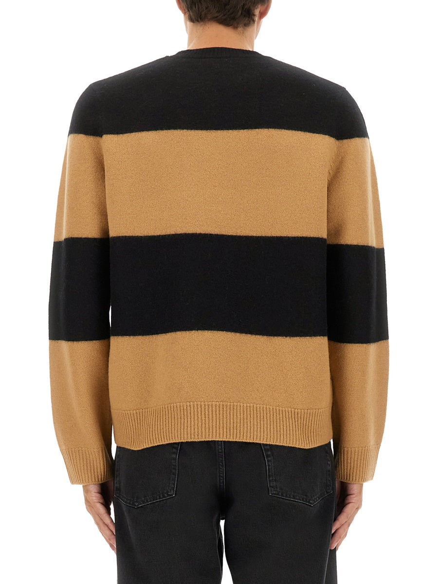 Jersey Eduardo Black Virgin Wool Jumpers
