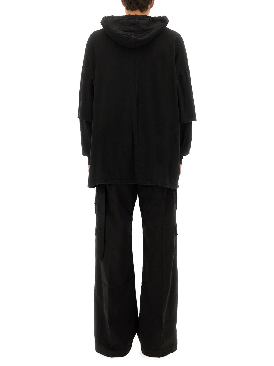 Hoodie Black Cotton Sweatshirts