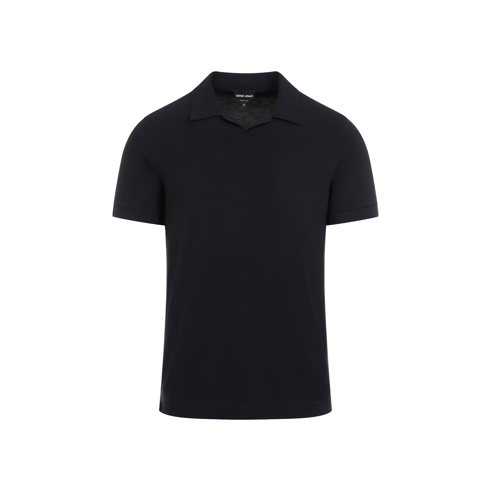Viscose Polo Blue Elastane