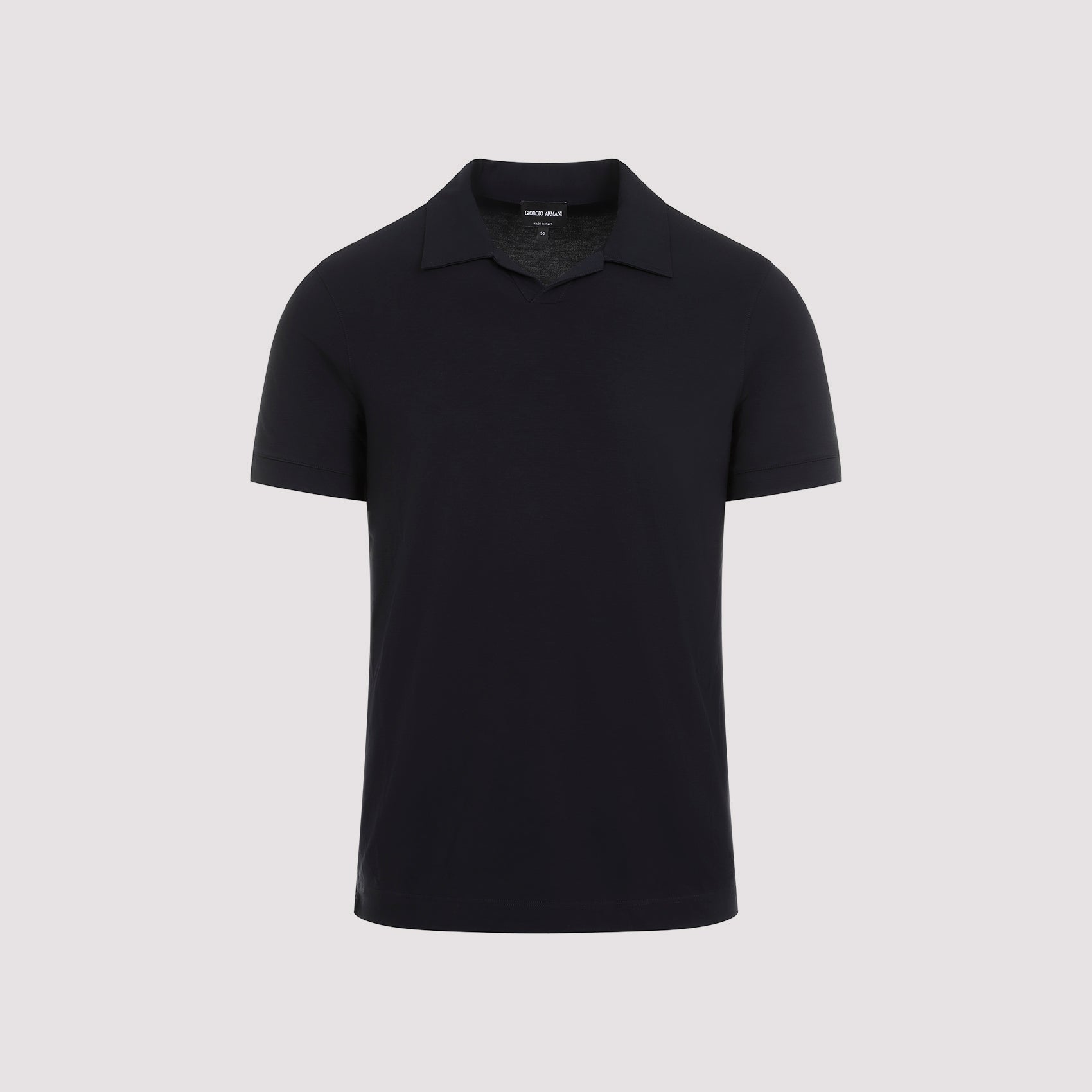 Viscose Polo Blue Elastane