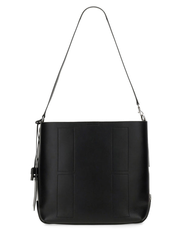 Medium Hobo Bag Hocket Black Leather Handbags