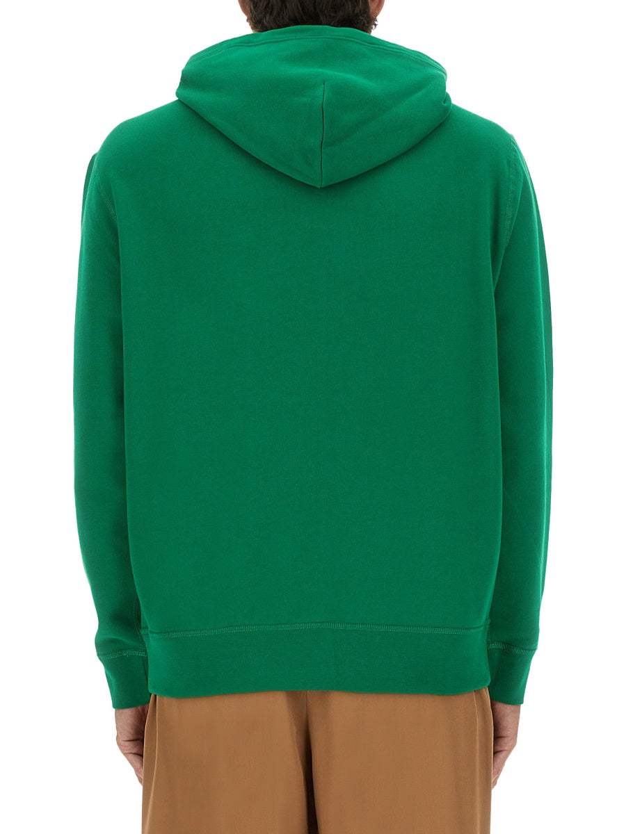 Green Hoodie Cotton Sweatshirts