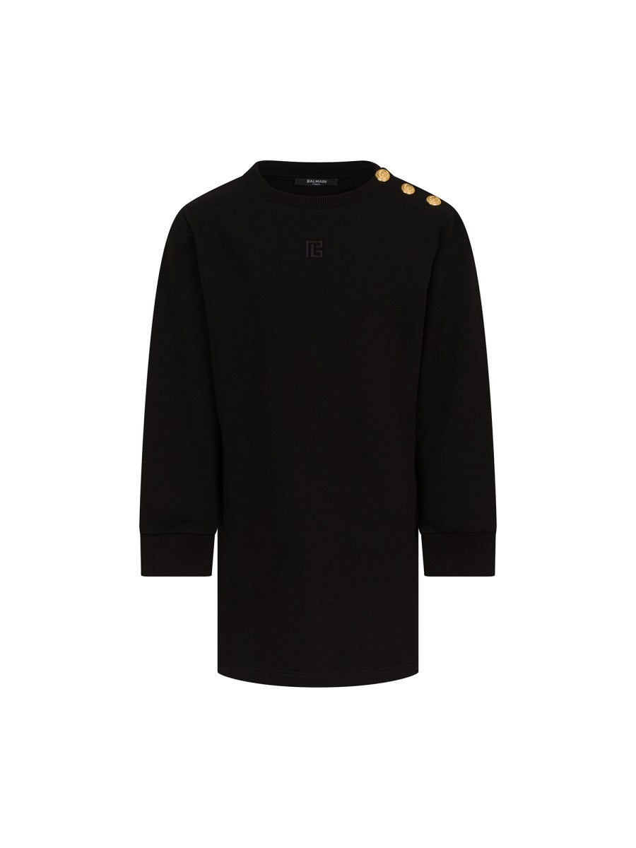 Dress Black Cotton