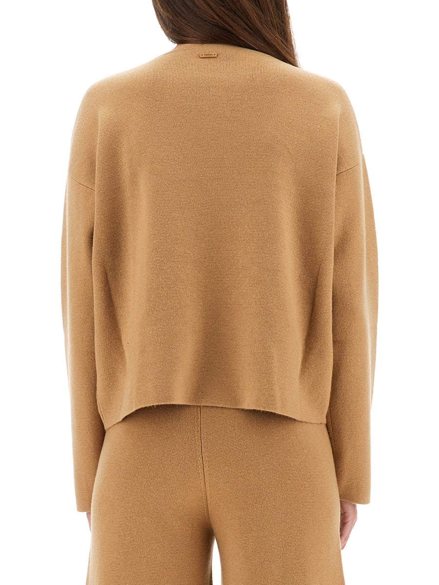 Jersey Zibello Beige Wool Jumpers