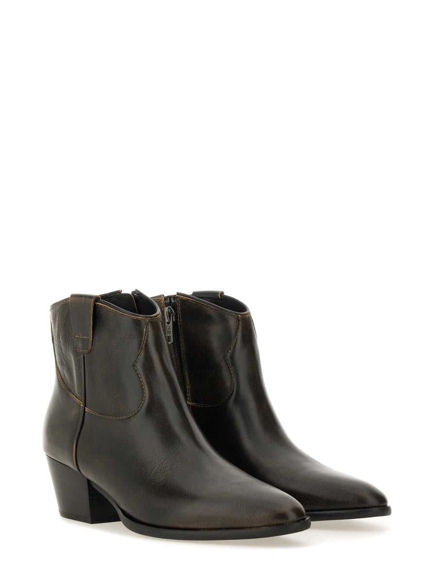 Calf Leather Black Boots