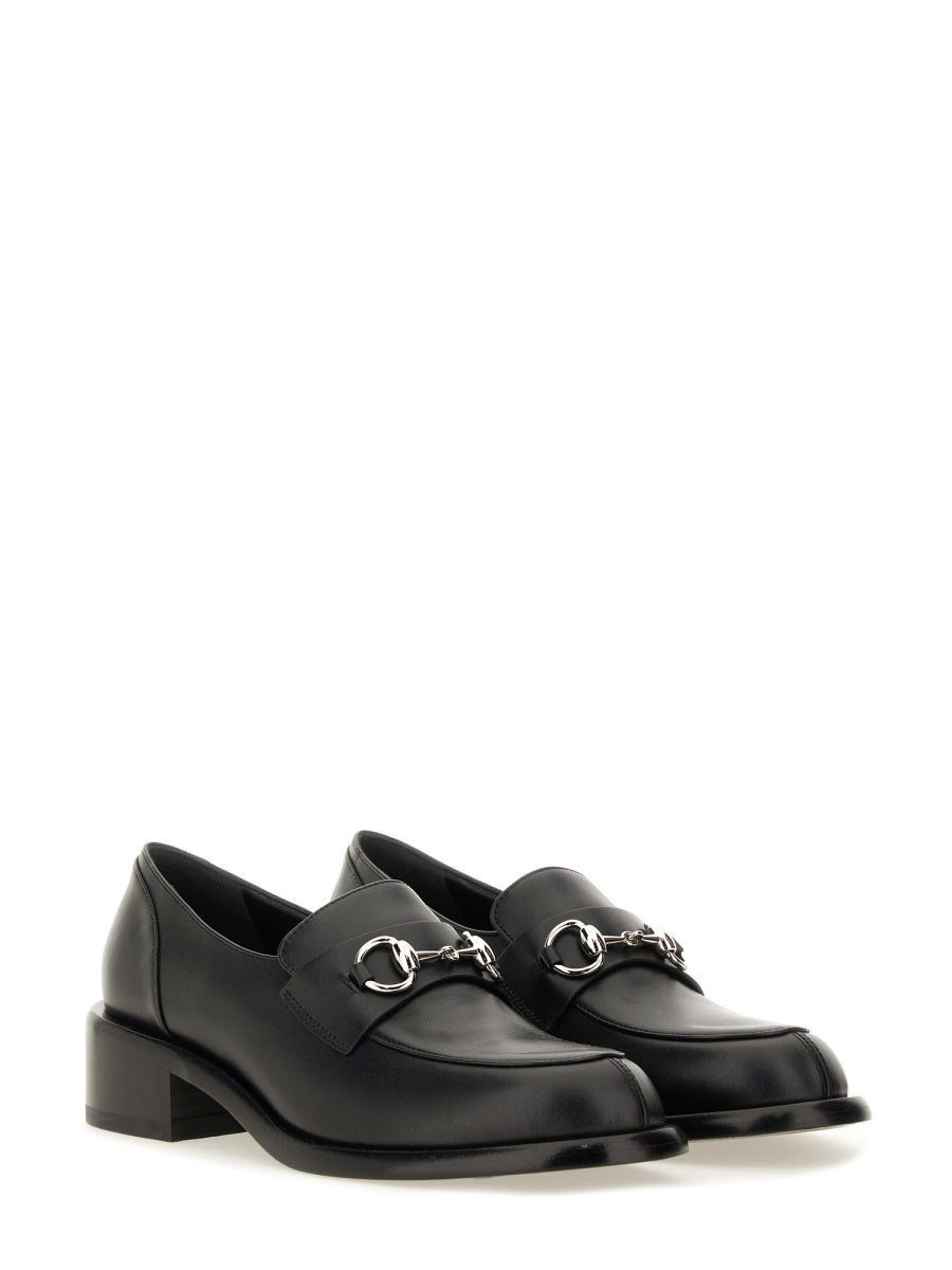 Moccasin With Clamp Black Calfskin Loafers