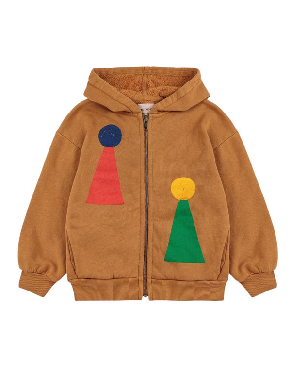 Sweatshirt Chess Logo Brown Organic Cotton Sweatshirts