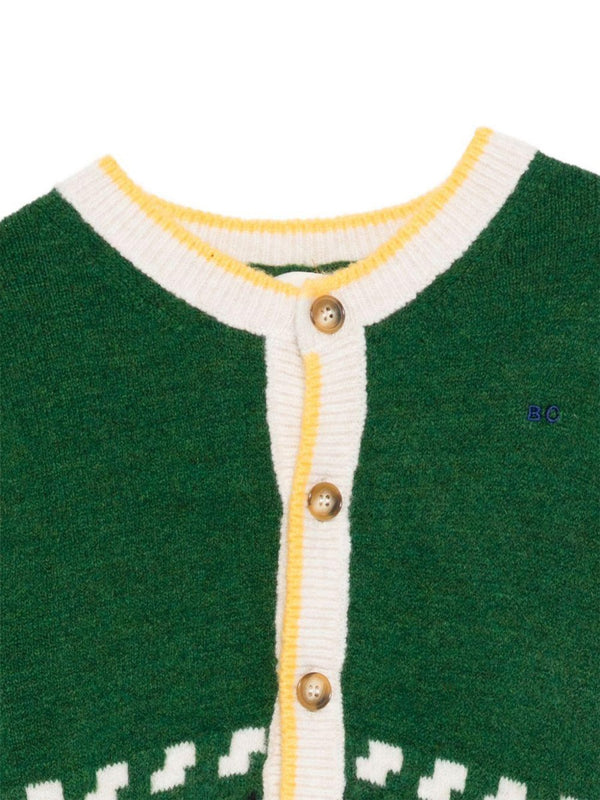 Cardigan Kaleidoscope Green Jumpers