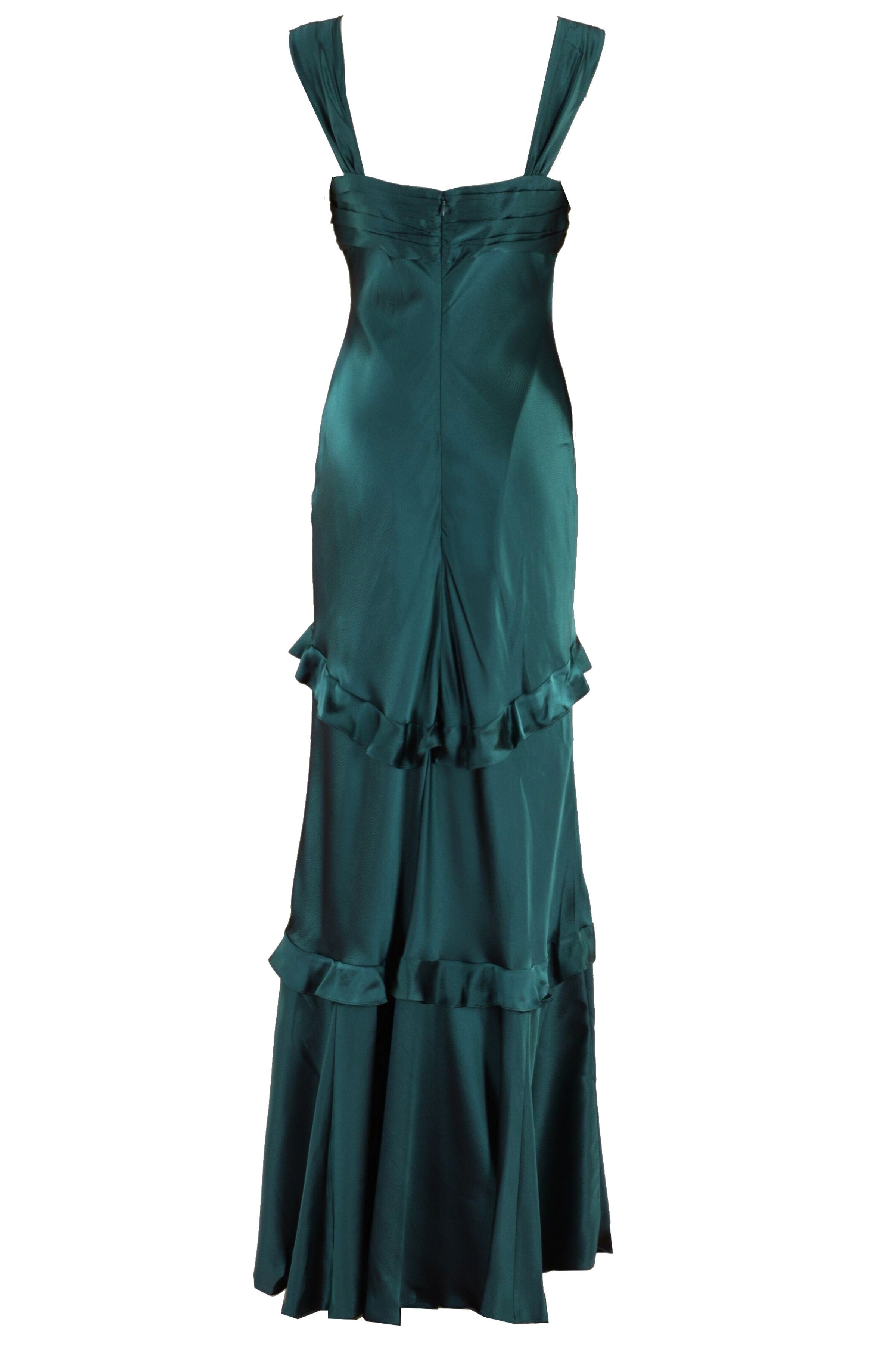 Selma Long Dress Black Seta Abito