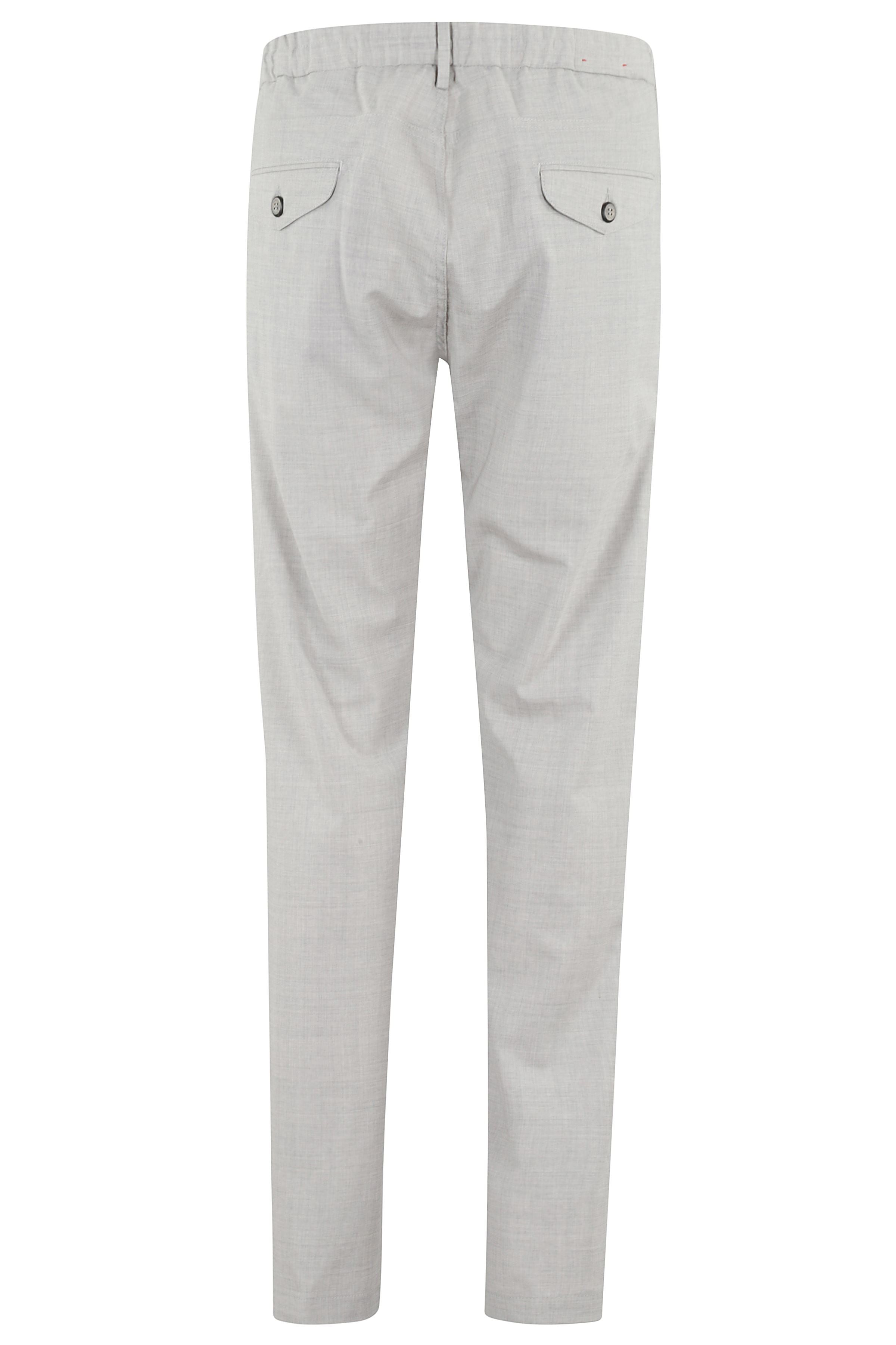 Pantalone Jogger Grey Lana Vergine Elastan Pantaloni
