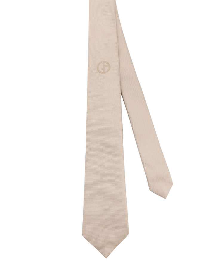 Giorgio Armani Ties Beige Seta