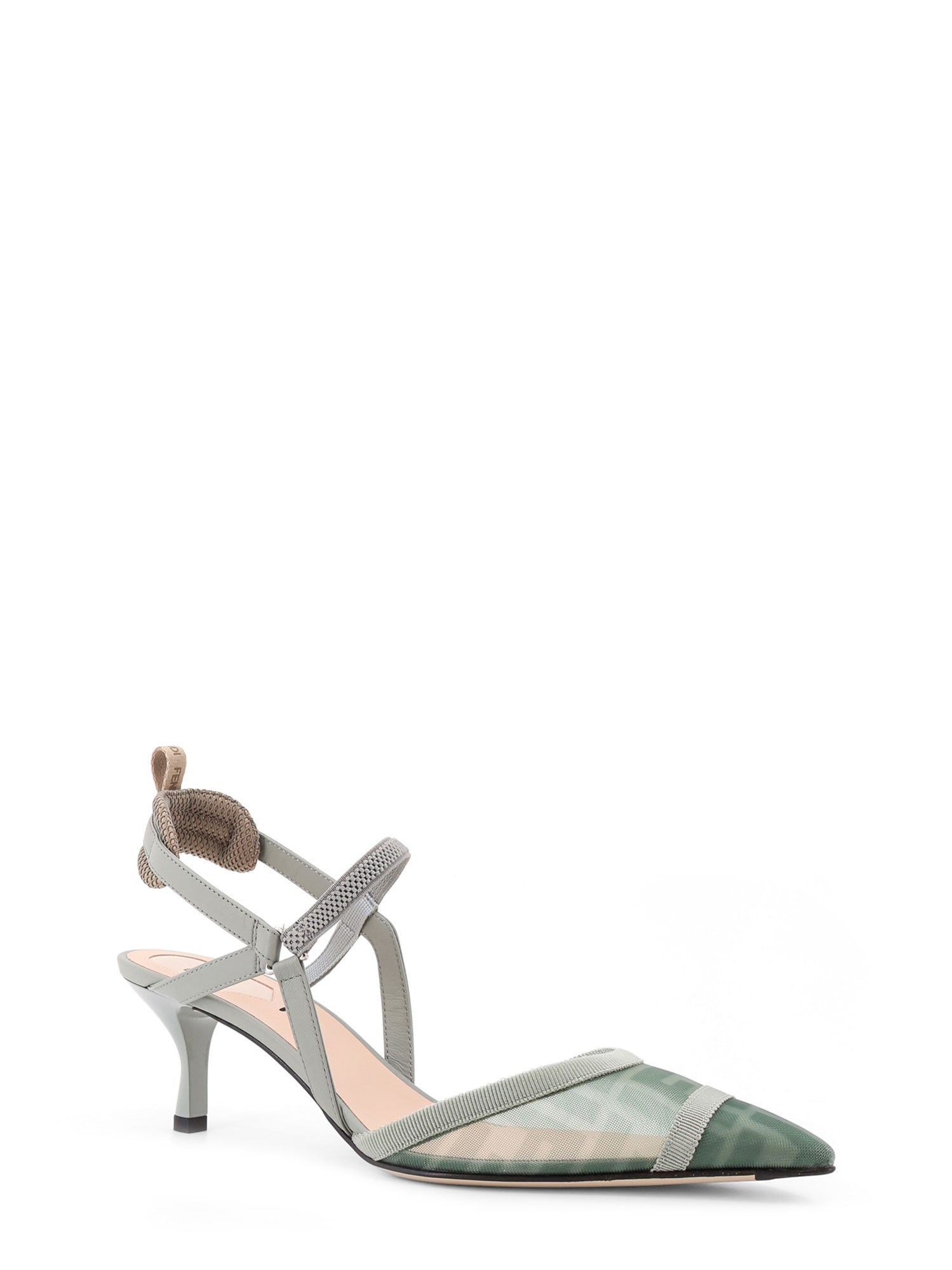 Fendi With Heel Grey Leather