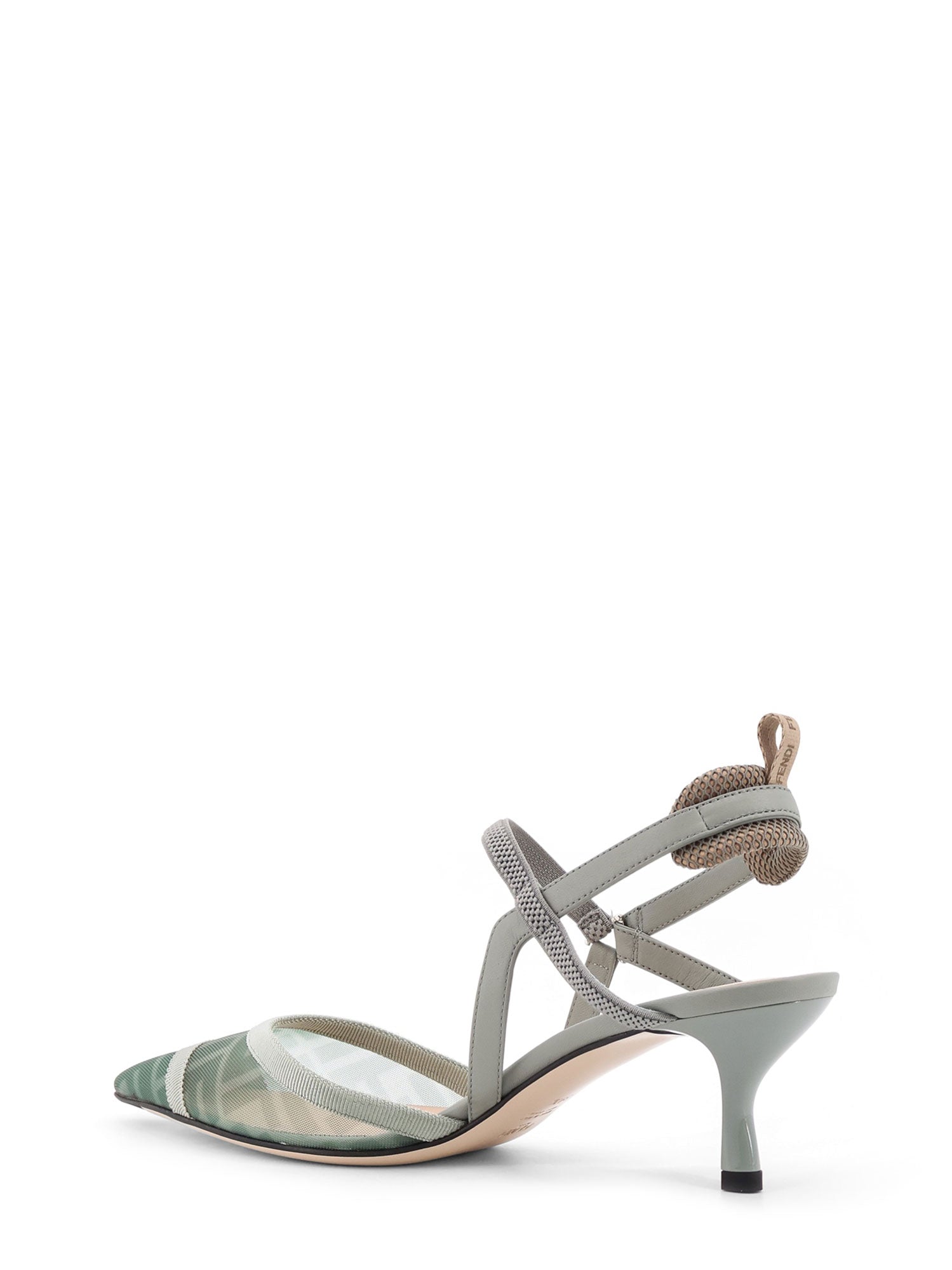 Fendi With Heel Grey Leather
