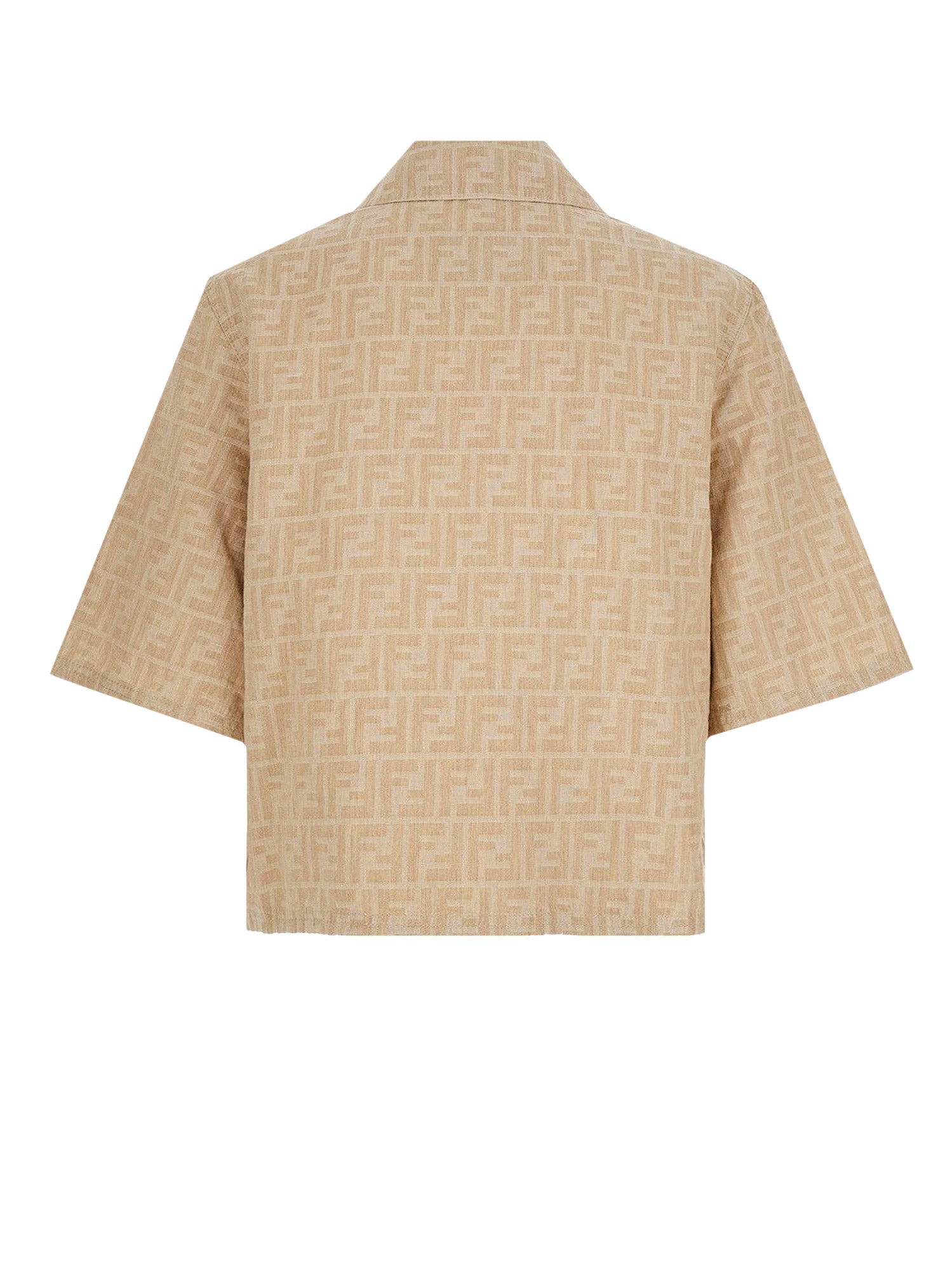 Fendi Shirts Raffia-25 Cotone Lino