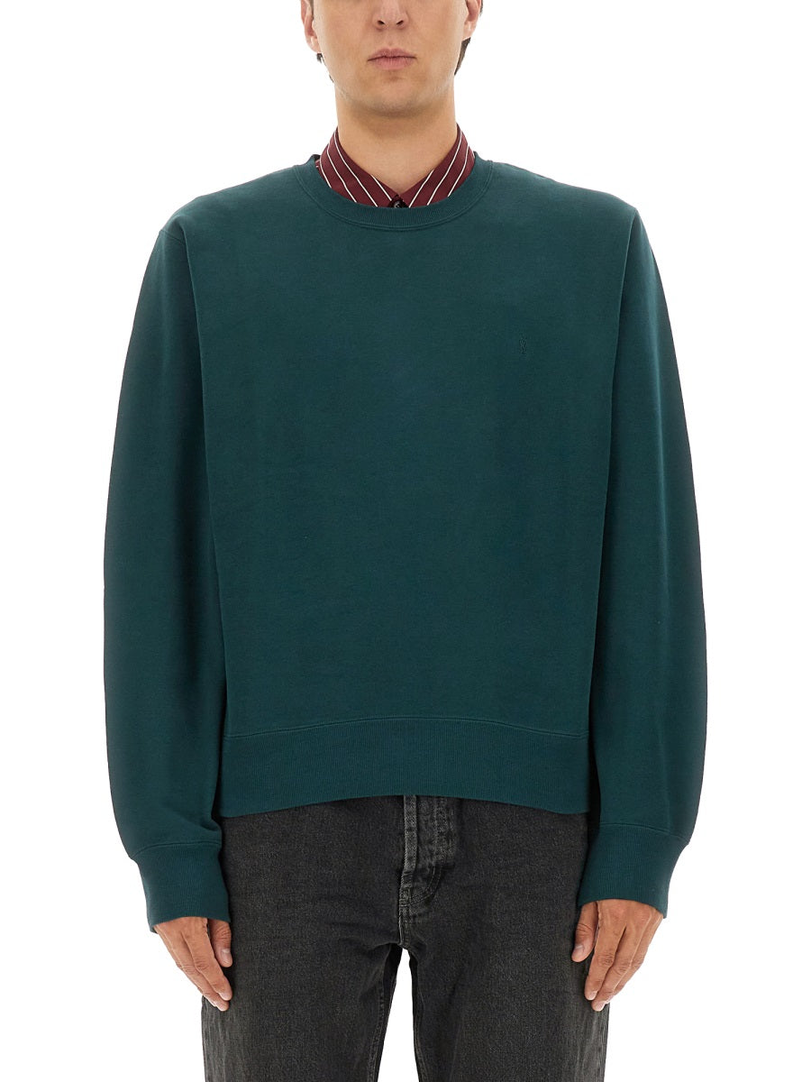 Cassandre Sweatshirt Green Cotton Jumpers