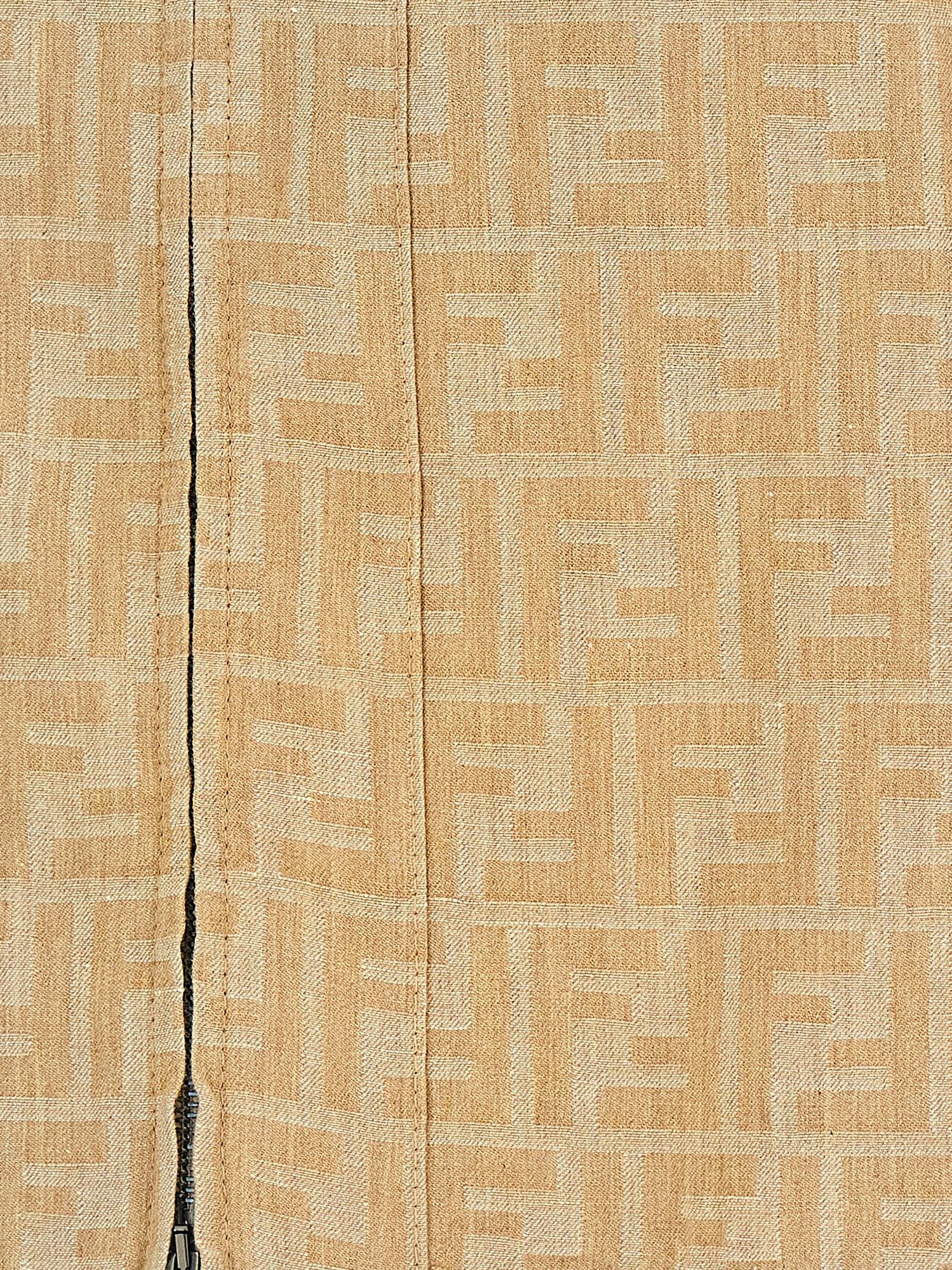 Fendi Shirts Raffia-25 Cotone Lino