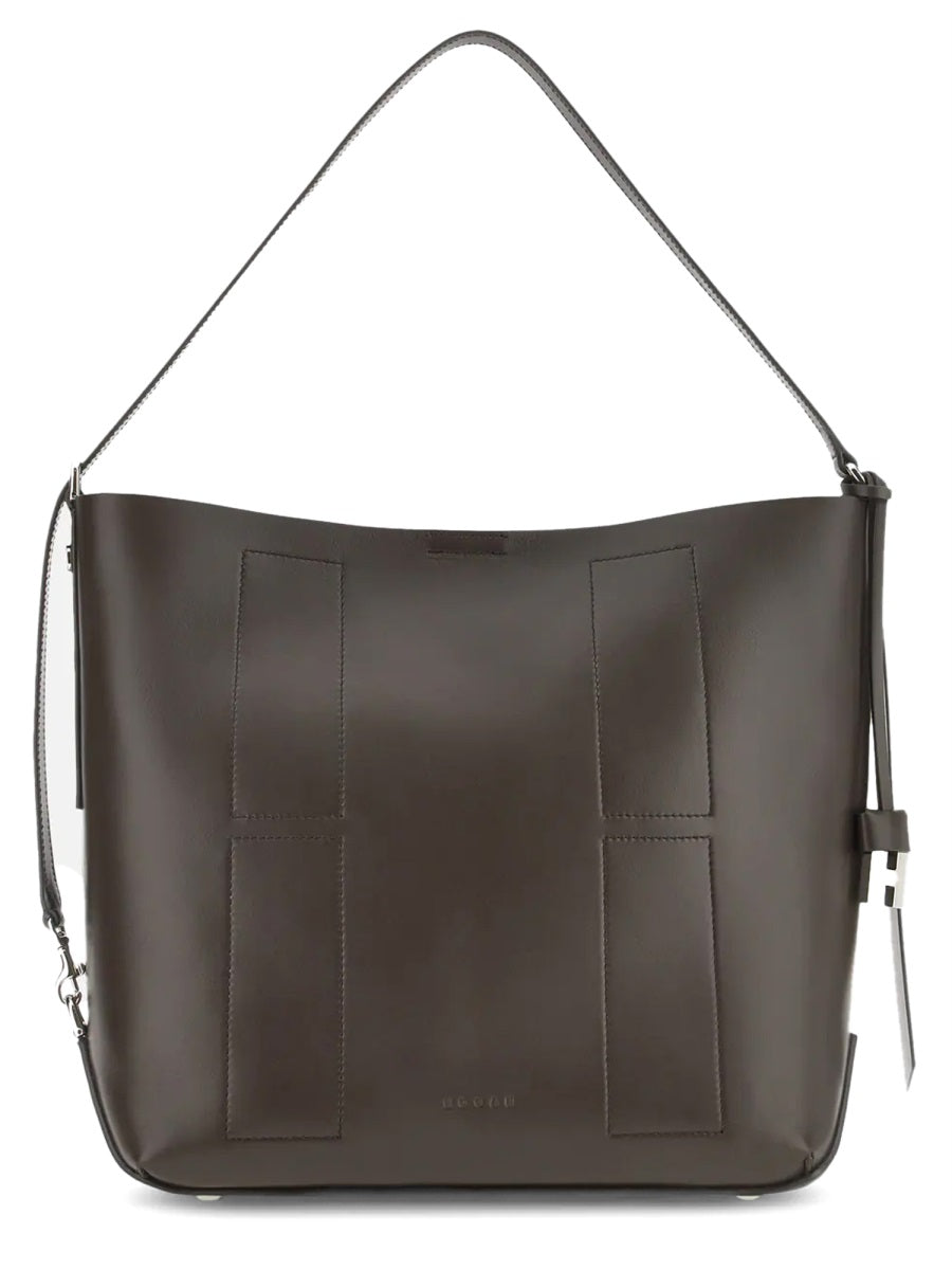 Medium Hobo Bag Hocket Brown Calfskin Shoulder