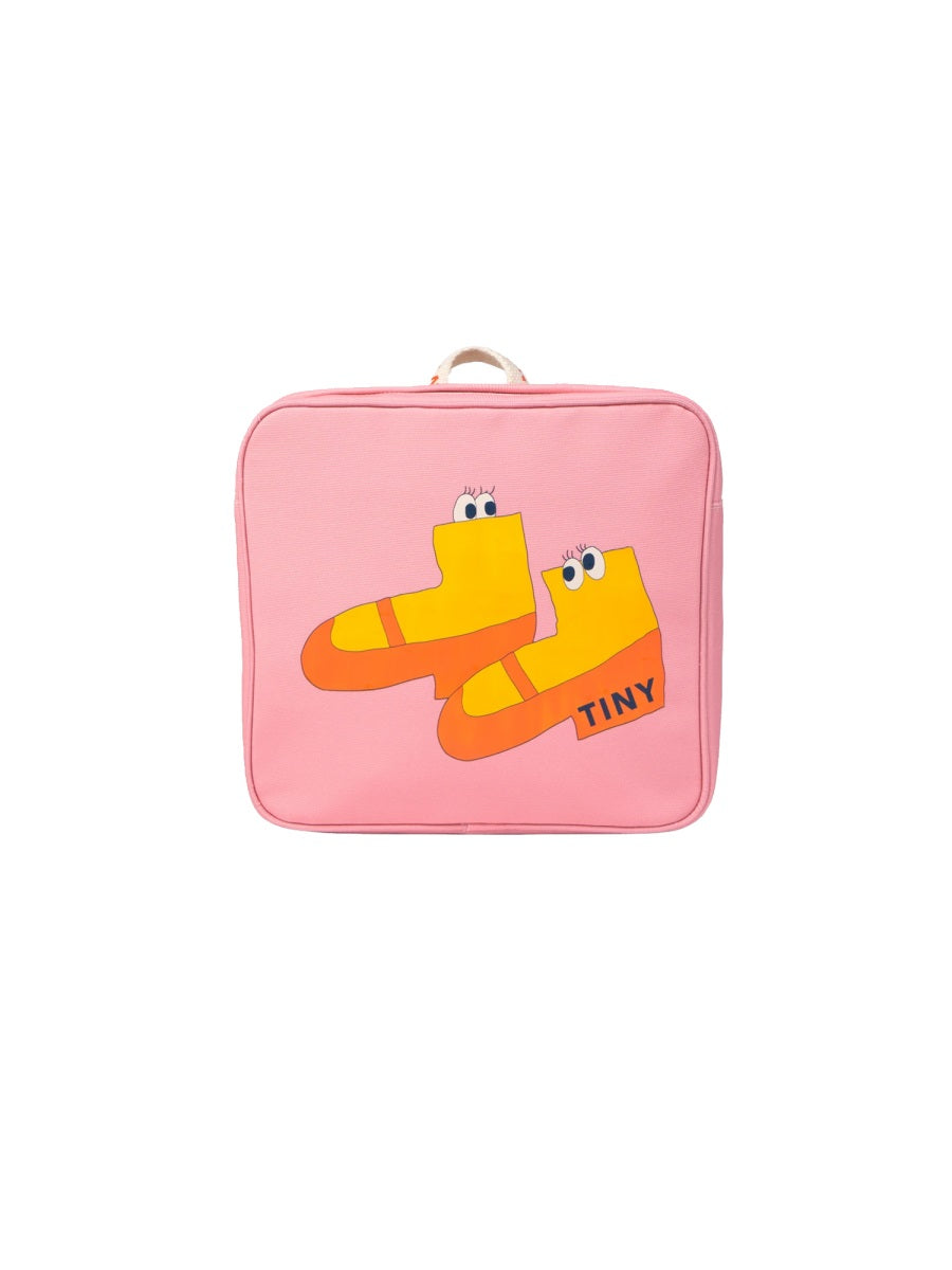 Backpack Walk Pink Polyester Backpacks