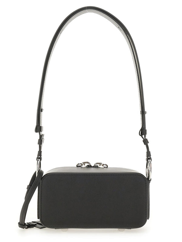 Small Doll Bag Black Leather Shoulder