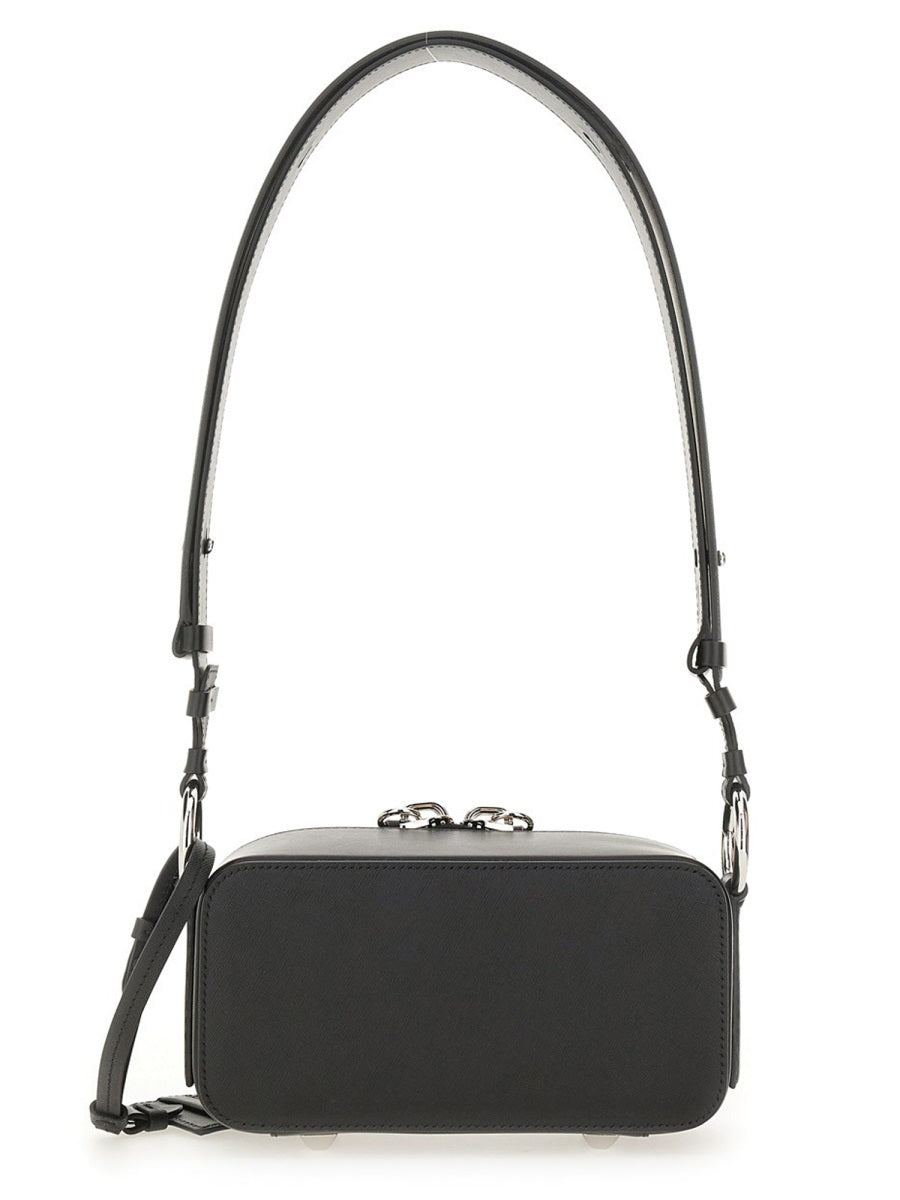 Small Doll Bag Black Leather Shoulder
