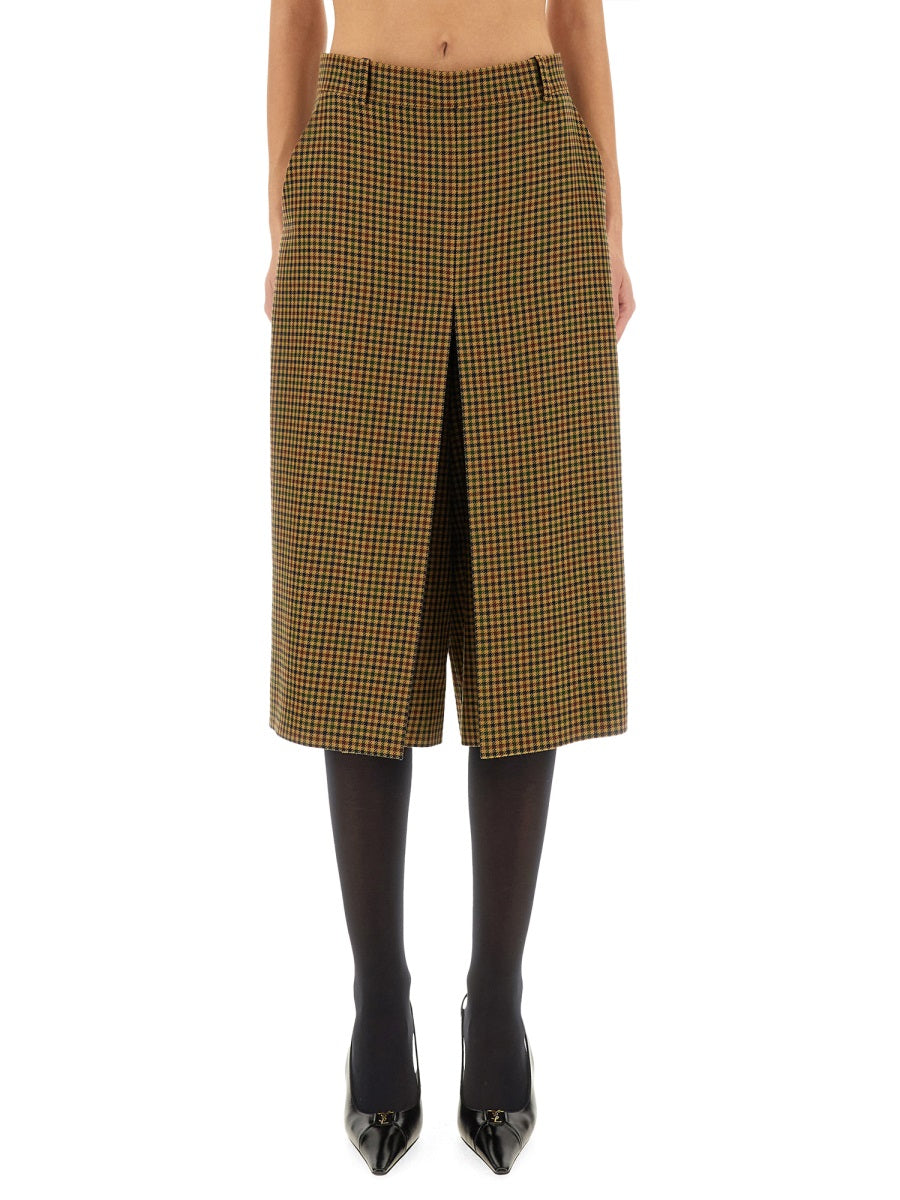 Pants Skirt Brown Wool Trousers