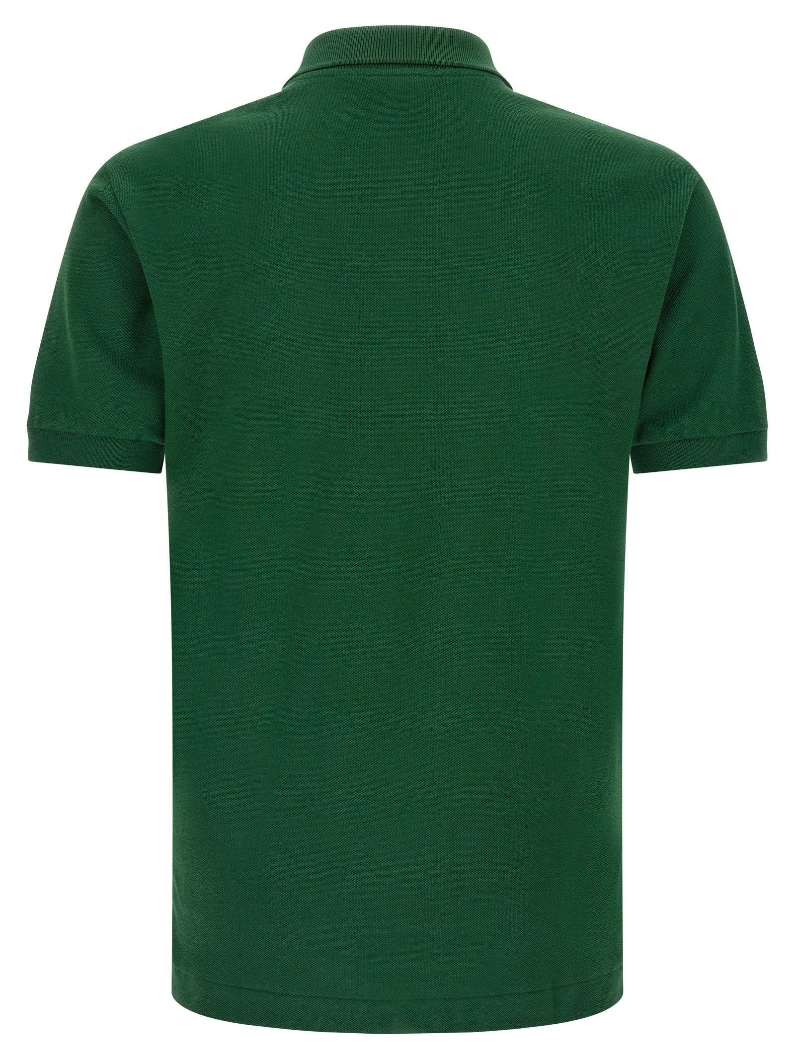 Logo patch polo shirt Green Cotton