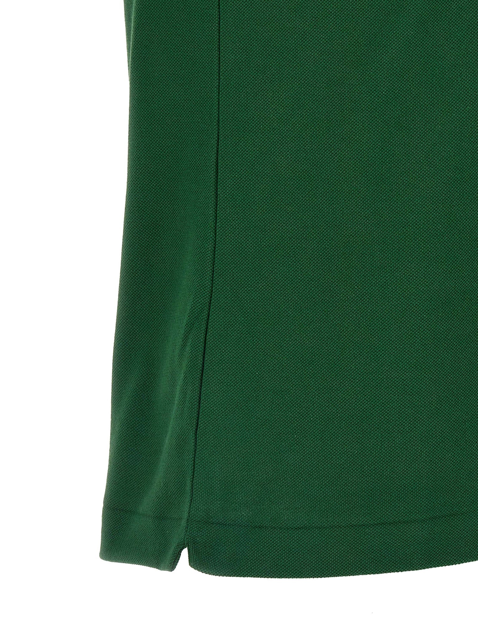 Logo patch polo shirt Green Cotton