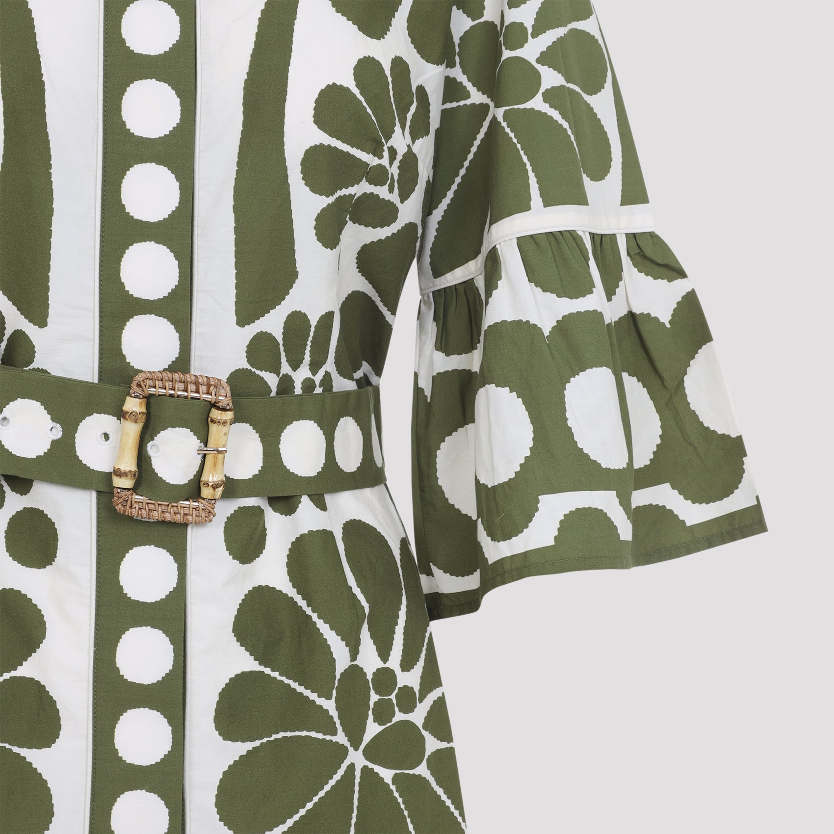 Palermo Mini Dress Green Cotton