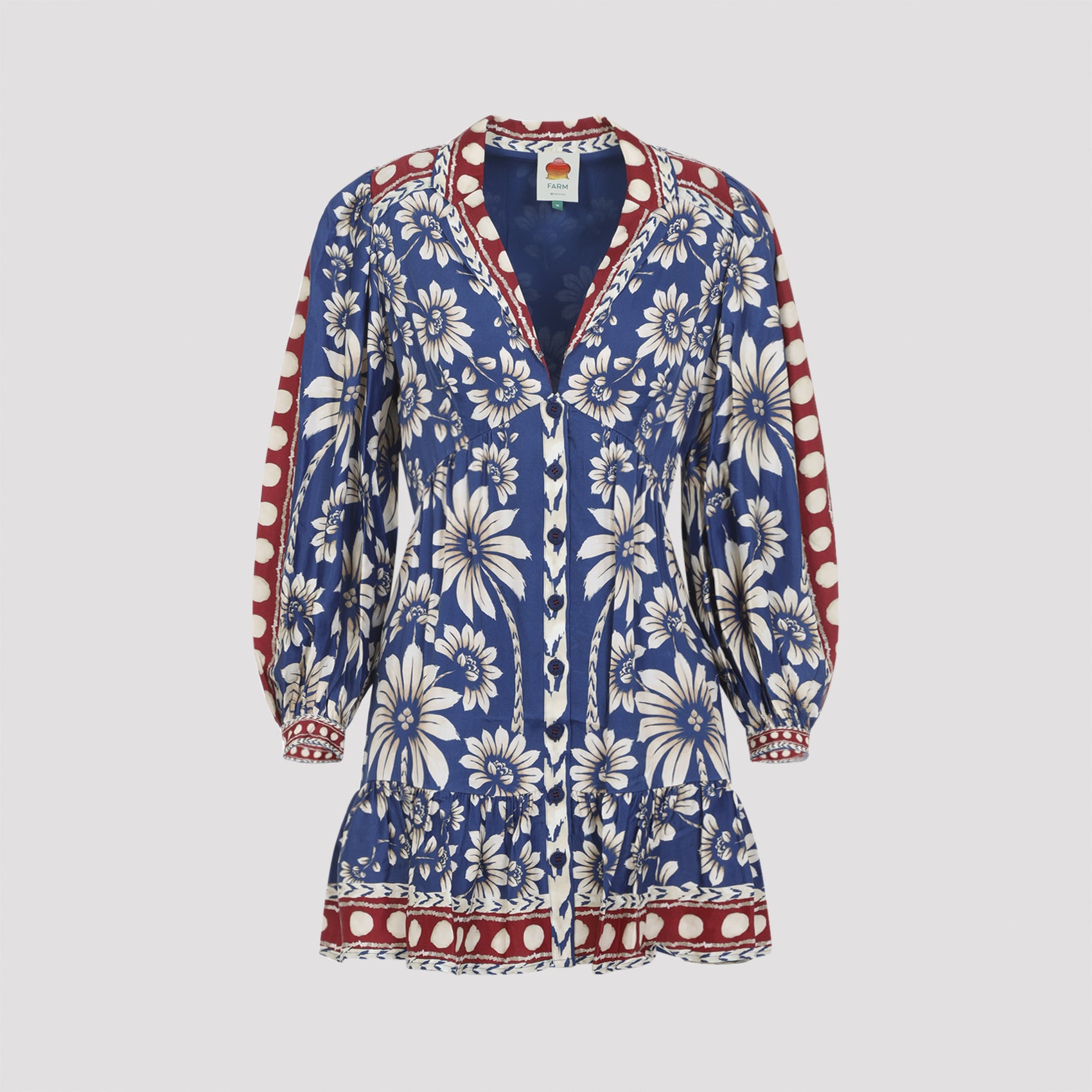 Luna Blue Mini Dress Viscose