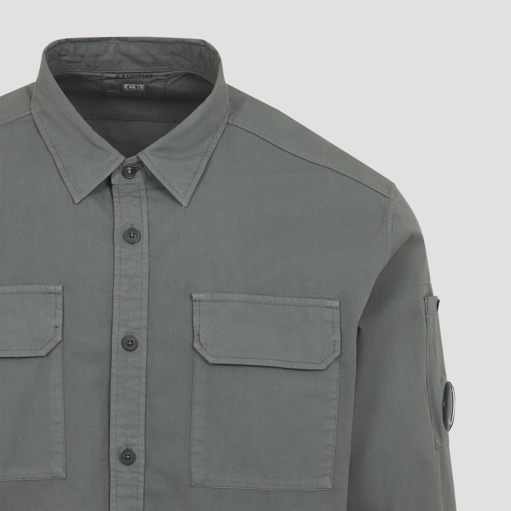 Organic Gabardine Shirt Nude & Neutrals Cotton