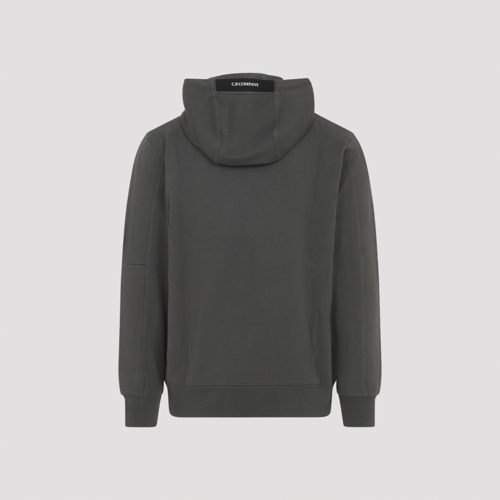 Lens Hoodie Grey Cotton Sweatshirt