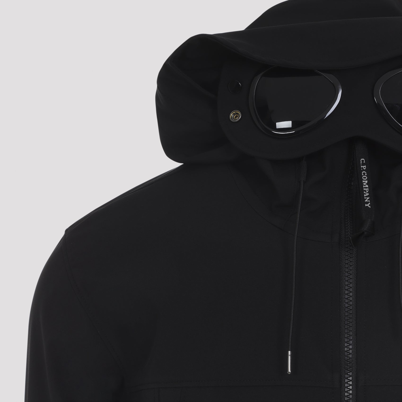 Shell-R Goggle Jacket Black Polyester Elastane