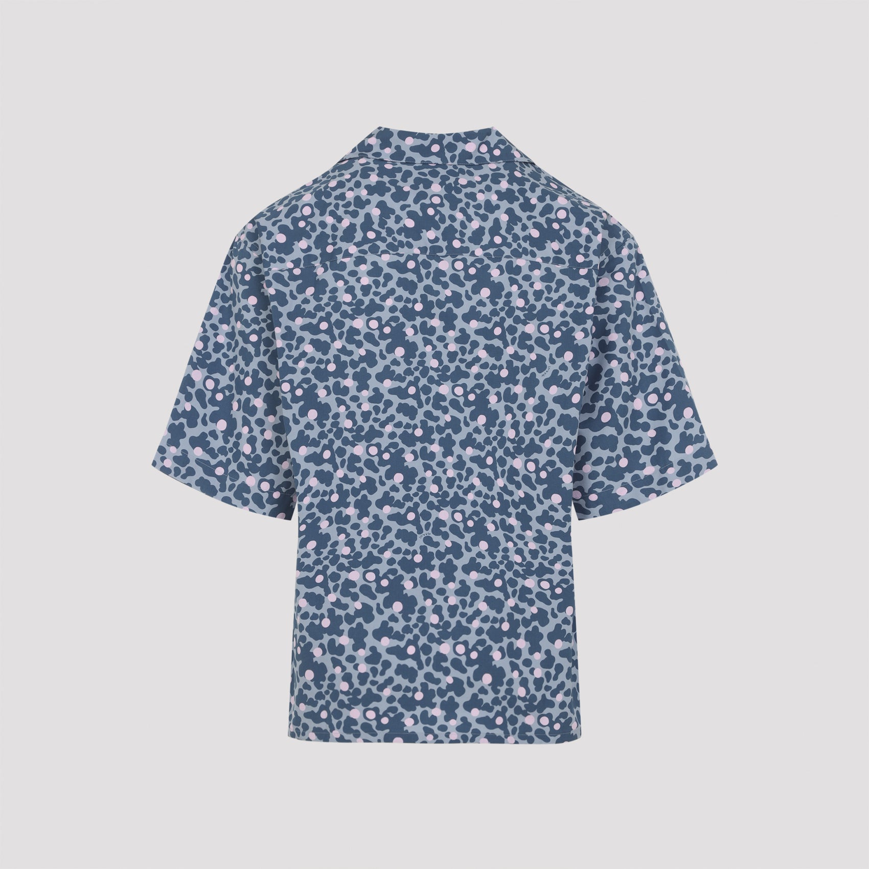 Ss Shirt Blue Cotton