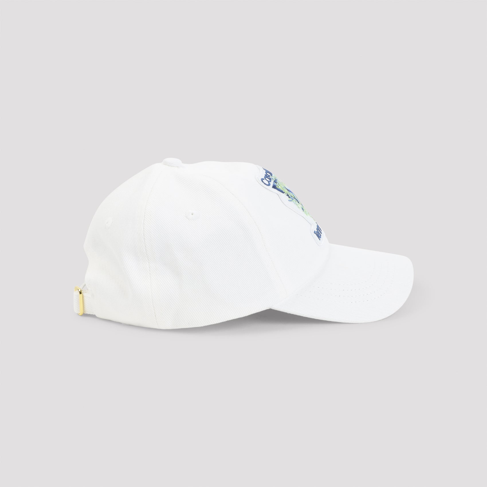 Flaming Tennis Hat White Cotton
