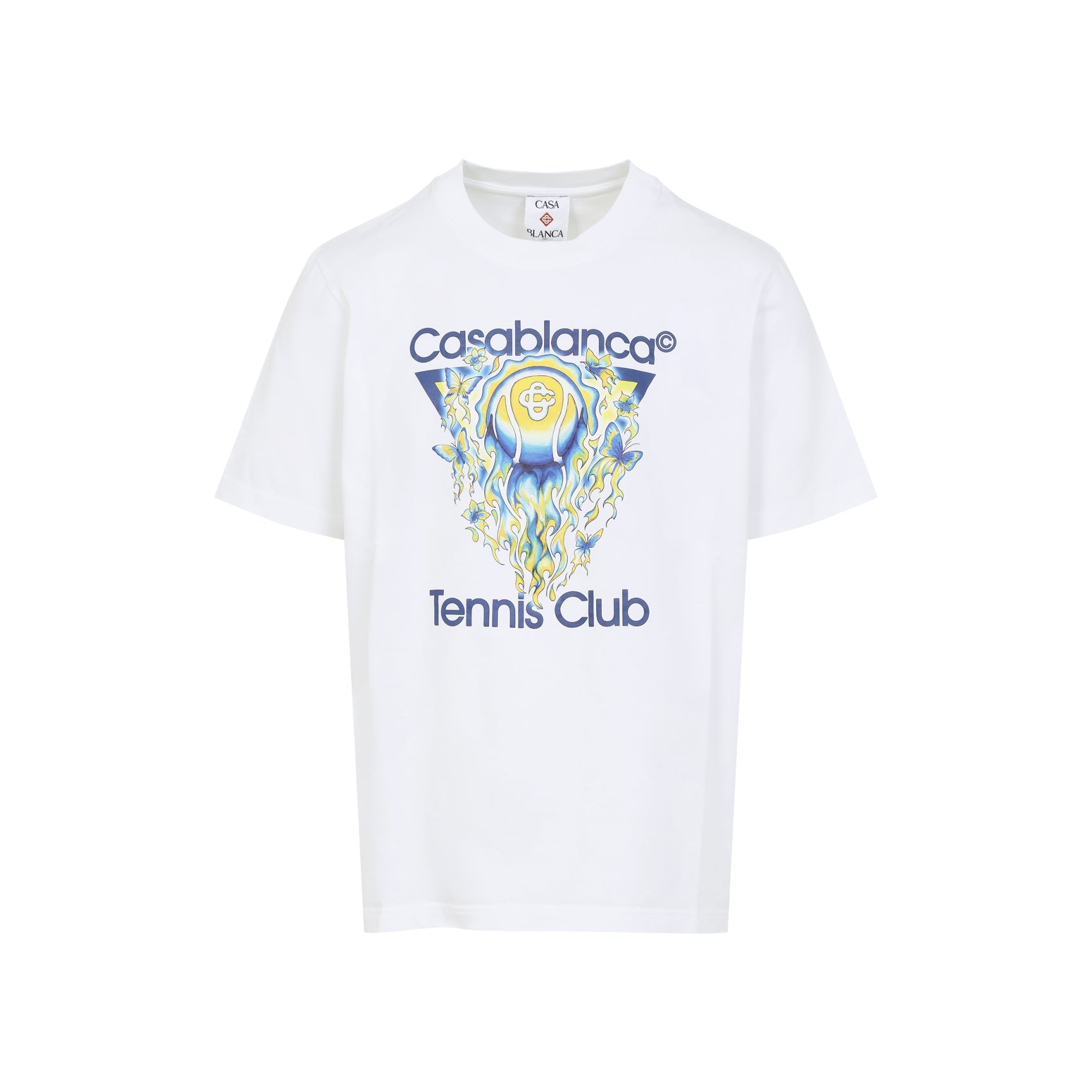 Tennis Club Icon T-shirt White Organic Cotton Tshirt