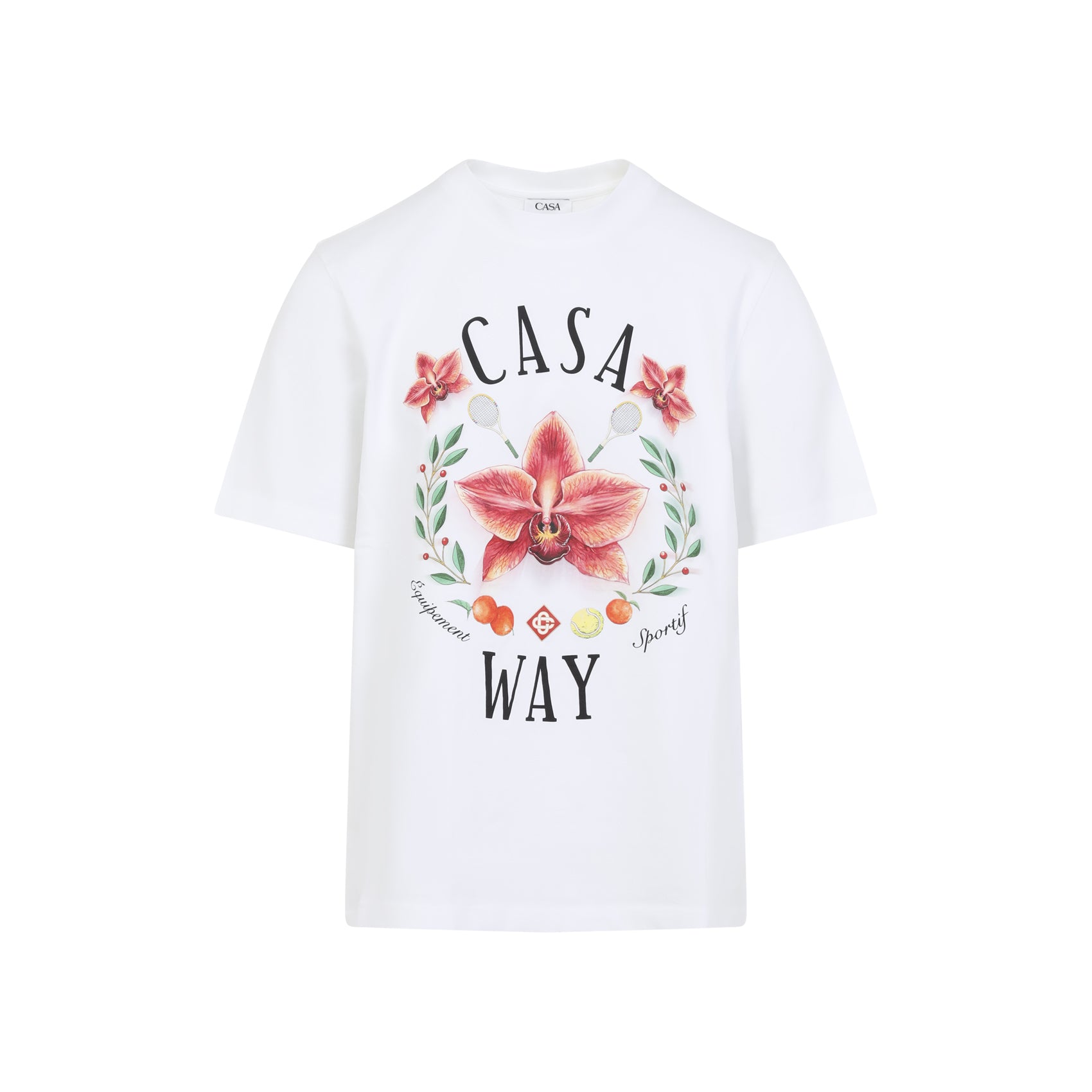 Casa Way T-shirt White Cotton Tshirt