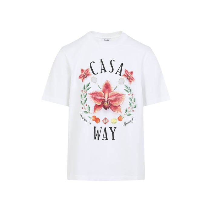 Casa Way T-shirt White Cotton Tshirt