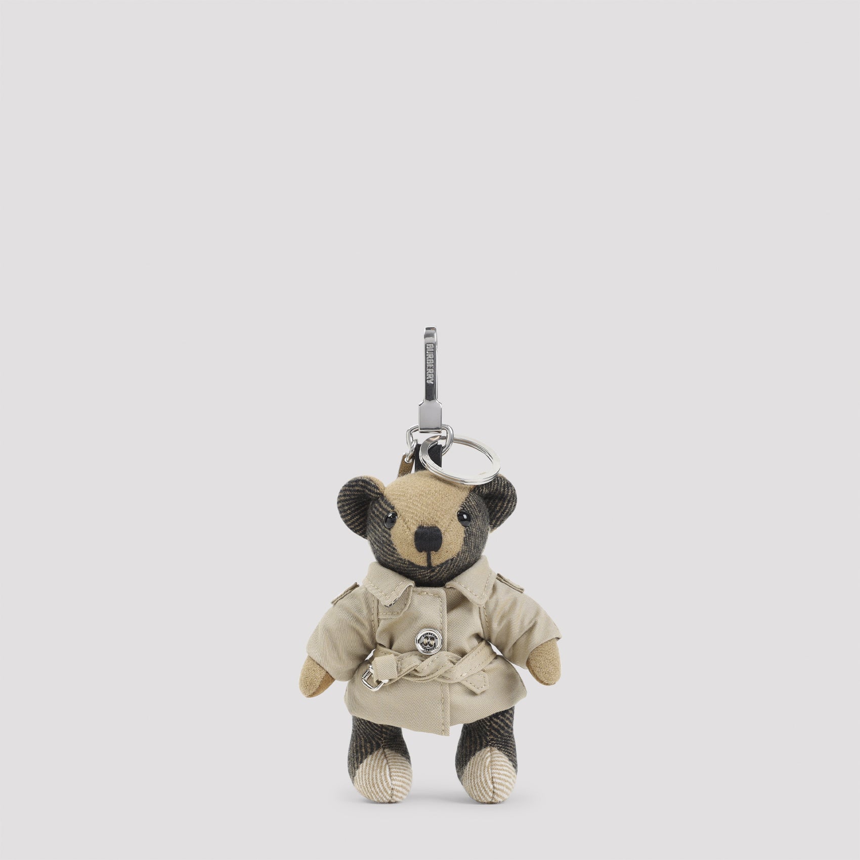 Thomas Trench Key Ring Nude & Neutrals Cashmere Smallleathergoods