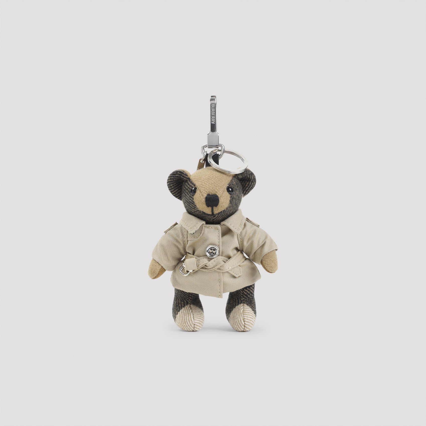 Thomas Trench Key Ring Nude & Neutrals Cashmere Smallleathergoods
