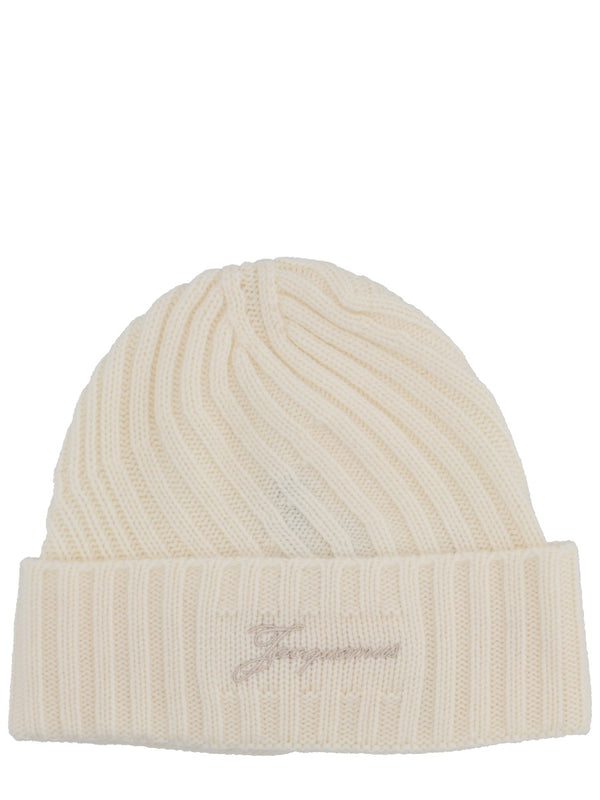 The Tourni Cap White Cashmere Merino Wool Hat