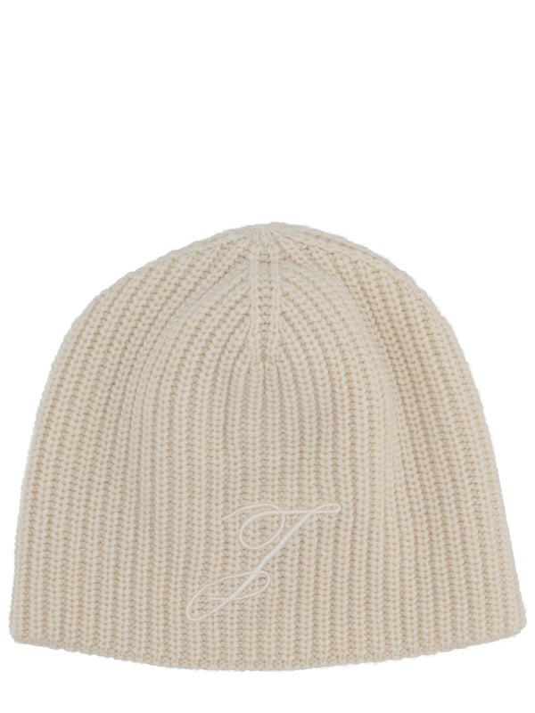 Espiral Cap White Virgin Wool Hat
