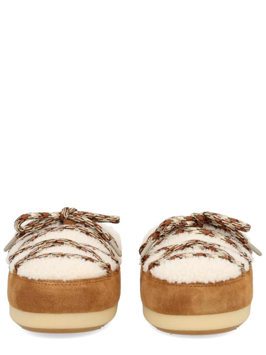 Shearling Mules Multicolour Lamb Leather